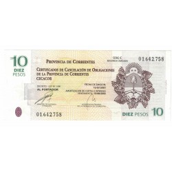 Bono C-319 Corrientes 10 Pesos