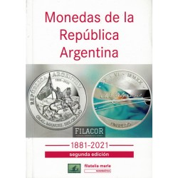 Catalogo Monedas de la República Argentina 1881-2021 Por Sergio D. Martingano 80 Paginas