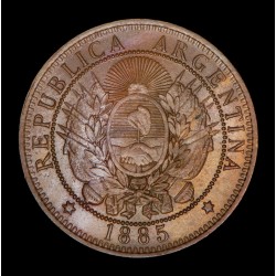 Argentina 2 Centavos 1885 Cobre UNC-