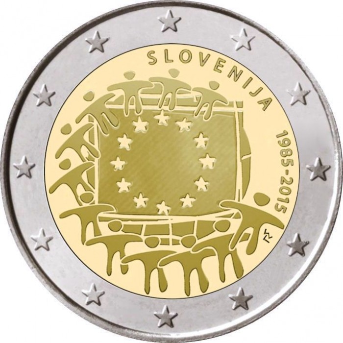 Eslovenia 2 Euros 2015 UNC
