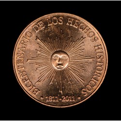 Uruguay 50 Pesos 2011 Bicentenario Independencia KM139 UNC