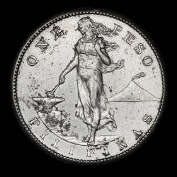 Filipinas 1 Peso 1908 S KM172 Ag MB