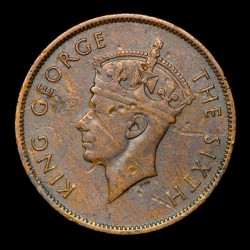 Honduras Britanicas 1 Cent 1949 KM24 Cobre EXC-