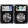Estados Unidos 1 Dolar 2017 American Silver Eagle Certificada NGC MS69 First Day Plata