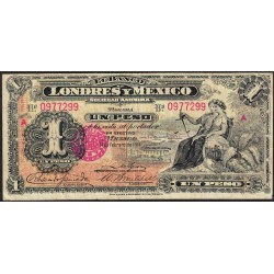 Mexico Banco de Londres 1 Peso 1914 PS240 MB