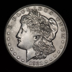 Estados Unidos Dolar Morgan 1921 S Ag EXC+