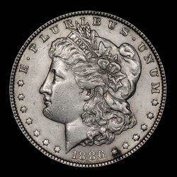 Estados Unidos Dolar Morgan 1886 KM110 Ag EXC