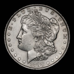 Estados Unidos Dolar Morgan 1898 KM110 Ag EXC