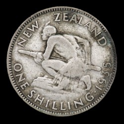 Nueva Zelanda 1 Shilling 1935 KM3 Ag MB