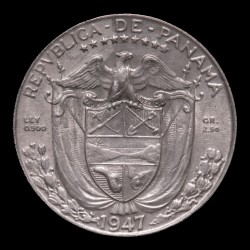 Panama 1/10 de Balboa 1947 KM10.1 Ag UNC