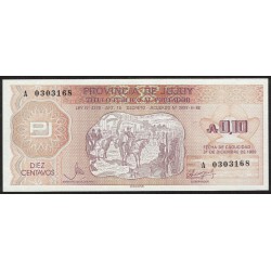 C010 Bono Jujuy 10 Centavos de Austral UNC
