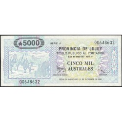 C022 Bono Jujuy 5000 Australes EXC