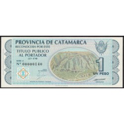 C227 Bono Provincia de Catamarca 1 Peso Num Baja UNC