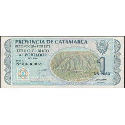 C227 Bono Provincia de Catamarca 1 Peso Num muy Baja UNC