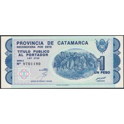 C228 Bono Provincia de Catamarca 1 Peso UNC