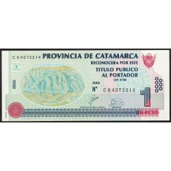 C229 Bono Provincia de Catamarca 1 Peso UNC