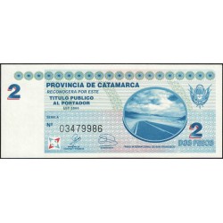 C230 Bono Provincia de Catamarca 2 Pesos UNC