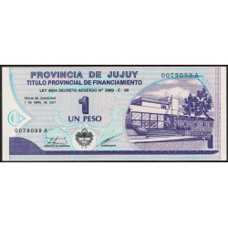 C355 Bono Provincia de Jujuy 1 Peso UNC