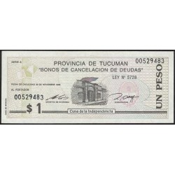 C432 Bono Provincia de Tucuman 1 Peso UNC