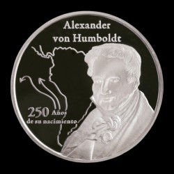 Peru 1 Sol 2019 Alexander Von Humboldt KM#420 1 Onza Ag Proof UNC