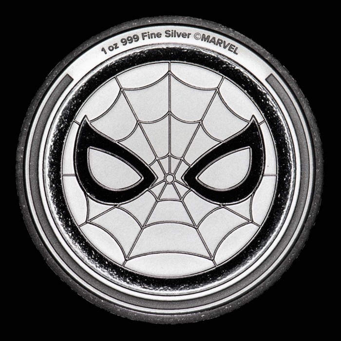 Niue 2 Dolares 2023 Spiderman Ag 1Oz Proof UNC