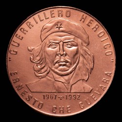 Cuba 1 Peso 1992 Ernesto Che Guevara KM437 Cobre UNC