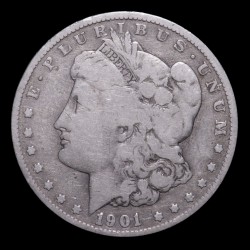 Estados Unidos Dolar Morgan 1901O KM110 Ag Bueno