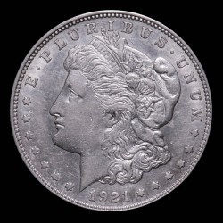 Estados Unidos Dolar Morgan 1921D KM110 Ag EXC-