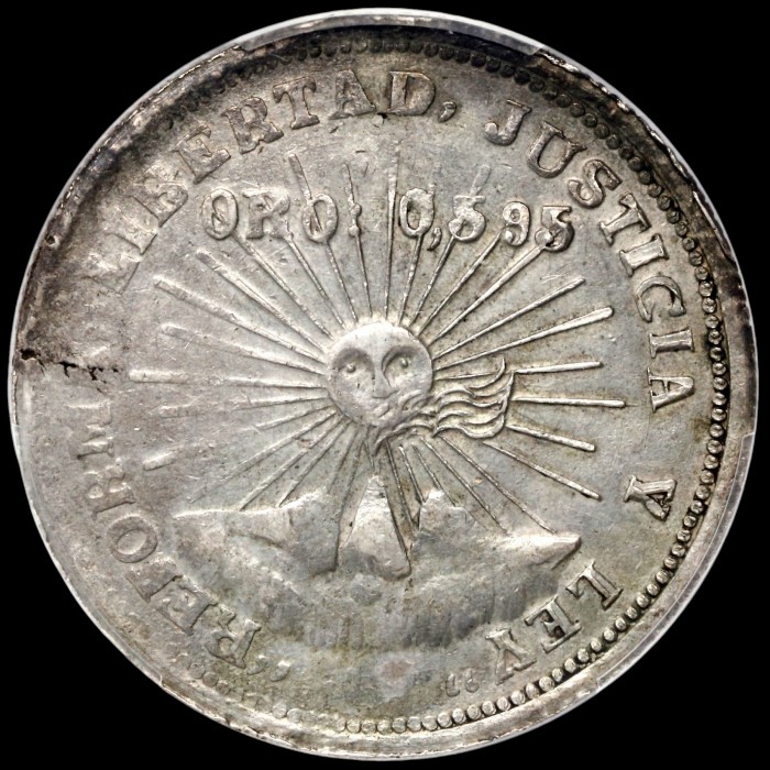 Mexico Guerrero 2 Pesos 1914 KM643 Ag PCGS AU55