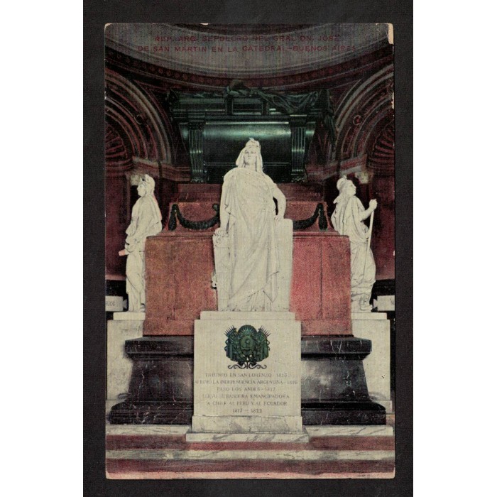 Sepulcro del Gral Jose De San Martin, Catedral de Buenos Aires