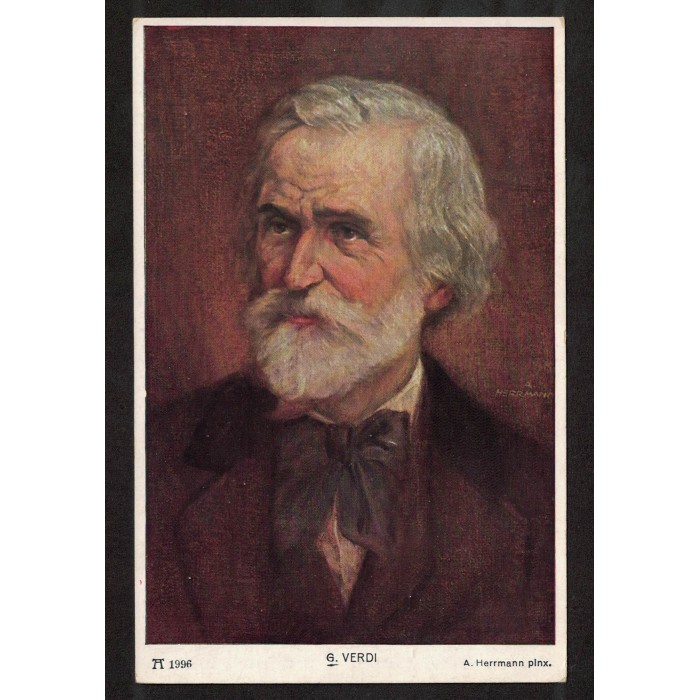 Postal de Giuseppe Verdi - Alemania
