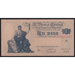 B1841 1 Peso Ley 12.962 1951