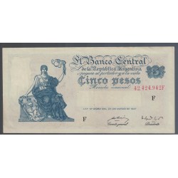 B1861 5 Pesos Ley 12.962 1951