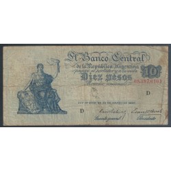B1878 10 Pesos Ley 12.155 1936