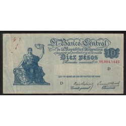 B1885 10 Pesos Ley 12.155 1943