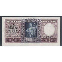 B1910 1 Peso Leyes 12.962 y 13.571 1953 UNC