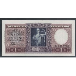 B1912 1 Peso Leyes 12.962 y 13.571 1954 UNC