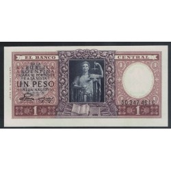 B1914 1 Peso Leyes 12.962 y 13.571 1955 UNC
