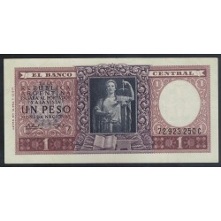 B1915 1 Peso 1956 Filigrana 1A