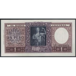 B1916 1 Peso Leyes 12.962 y 13.571 1956 UNC