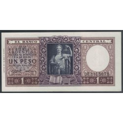 B1917 1 Peso Leyes 12.962 y 13.571 1956 UNC