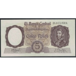 B1923 5 Pesos 1960 UNC