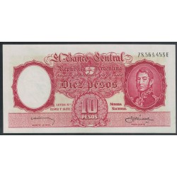 B1962 10 Pesos Leyes 12.962 y 13.571 1959 UNC