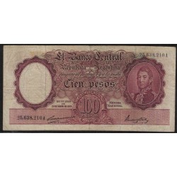 B2036 100 Pesos Ley 12155 1948