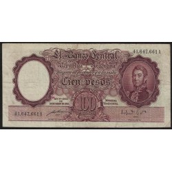 B2038 100 Pesos Ley 12155 1949