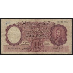 B2041 100 Pesos Ley 12155 1952