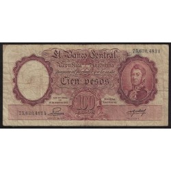 B2042 100 Pesos Ley 12155 1952