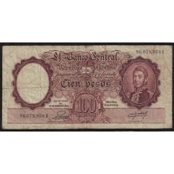 B2044 100 Pesos Ley 12155 1954