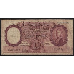 B2046 100 Pesos Ley 12155 1956