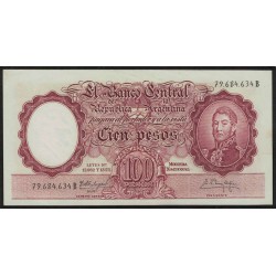 B2058 100 Pesos Leyes 12.962 y 13.571 1961